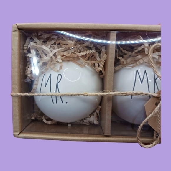 Rae dunn ceramic christmas tree ornaments /3 pack - Picture 6 of 9